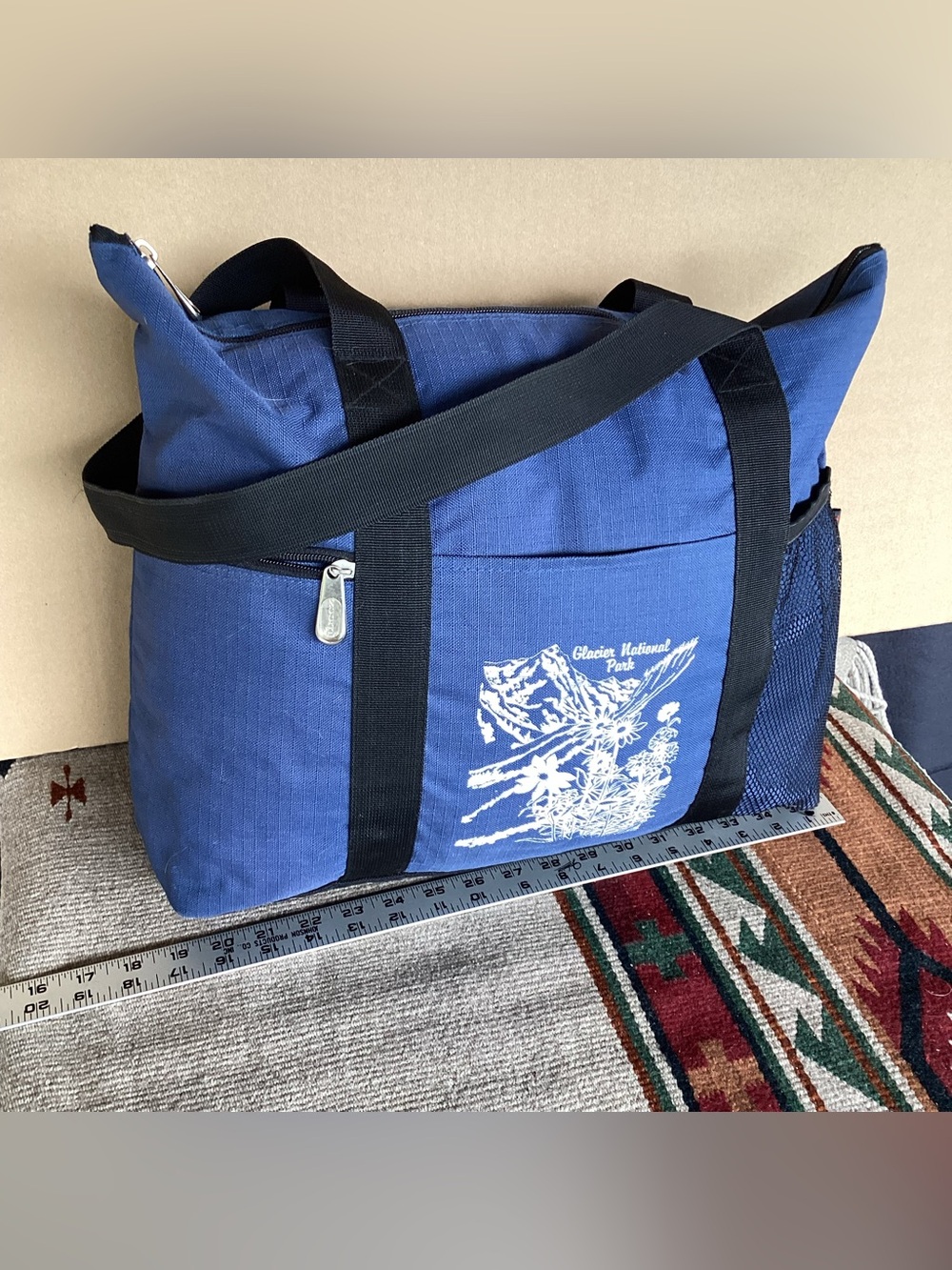 Zoom gear glacier national park tote bag zippered - Picture 9 of 15